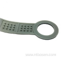 Non-slip and windproof silicone rubber metal hanger